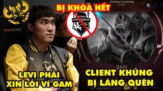 Update LMHT Levi phải xin lỗi vì GAM, Phát hiện Client cực chất bị lãng quên, VCS bị khóa hết acc