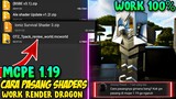 CARA PASANG SHADER MCPE 1.19 WORK 100% - Tutorial Pasang Shader Minecraft 1.19 - Shader mcpe 1.19