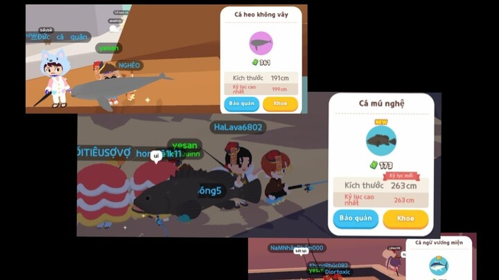 Play Together | Highlight câu cá, em cá mú nghệ về đội.