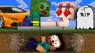 Monster School : POOR BABY HEROBRINE - SAD LIFE STORY - Minecraft Animation