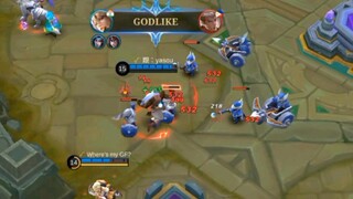 playing mobile legends and I did this