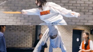 变身打女！【柳智敏】第一次侧手翻就学会！