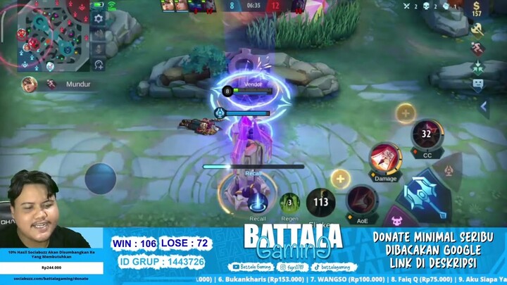 DI TROLL VIEWER HANABI NO SKILL 1 GIMANA CARA MAINNYA COK!   MOBILE LEGENDS