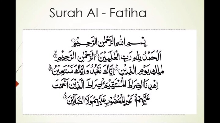 Al Fatiha