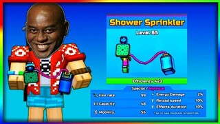 New Shower Sprinkler Is Actually OP | Pixel Gun 3D