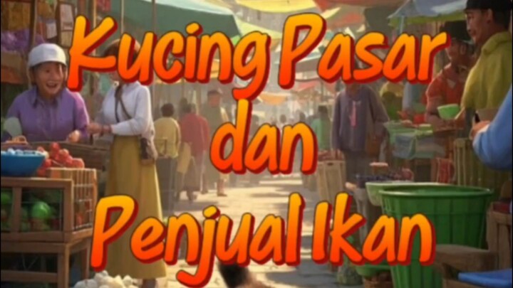 Kucing Pasar dan Penjual Ikan