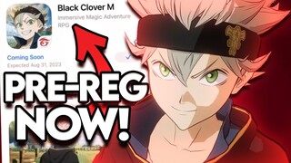 BLACK CLOVER MOBILE GLOBAL SOFT LAUNCH IS NOW AVAIALBLE FOR PRE-REGISTRATION! PLAYABLE SOON?