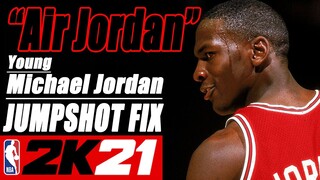 Michael Jordan (Rookie) Jumpshot Fix NBA2K21 with Side-by-Side Comparison