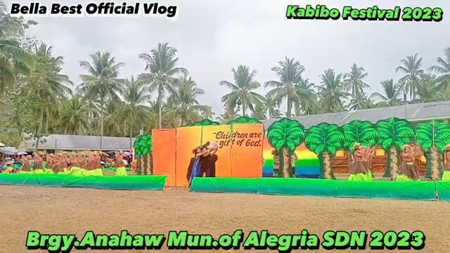 kabibo Alegria contingent #3 Brgy Anahaw