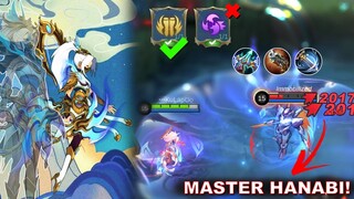 MASTERING HANABI | WHY HANABI IS HARD TO USE | HANABI BEST BUILD & EMBLEM | MLBB