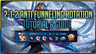 2-1-2 Strategy Anti Funneling (1-3-1) Tutorial & Guide (GAMEPLAY) ~ MLBB