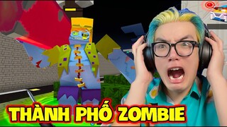 PHONG CẬN THỬ THÁCH 24 GIỜ SINH TỒN THÀNH PHỐ ZOMBIE TRONG BLOCKMAN GO