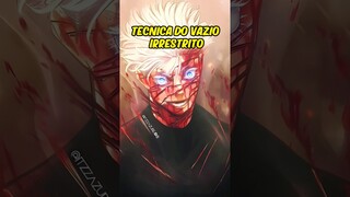 QUAL ERA A TÉCNICA NOVA DO GOJO? #jujutsunokaisen #gojo #sukuna