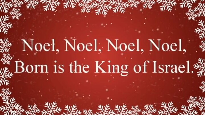The First Noel-Christmas Song Lyric Video