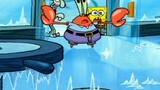 SpongeBob SquarePants: The Krusty Krab turns into an ice skating rink, super low temperature eating 