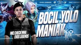 Bocil Yolo Maniak! | Mic Check NMA Season 3 - EVOS Legends