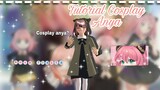 TUTORIAL COSPLAY ANYA FORGER💗✨||Sakura school simulator||{Cosplay Anya gampang}👧