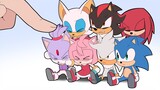 Chibi Sonic and friends VS Finger