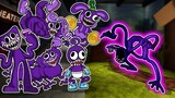 RAINBOW FRIENDS vs. POPPY PLAYTIME! Purple Roblox All Character Cartoon Animation | Swap FNF.