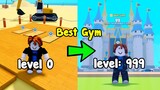 Unlocked Max Level Gym In Gym Tycoon Roblox! Noob To Master