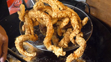 giant fried squid - taiwanese street food