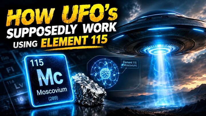 How ufo's supposedly work using element 115
