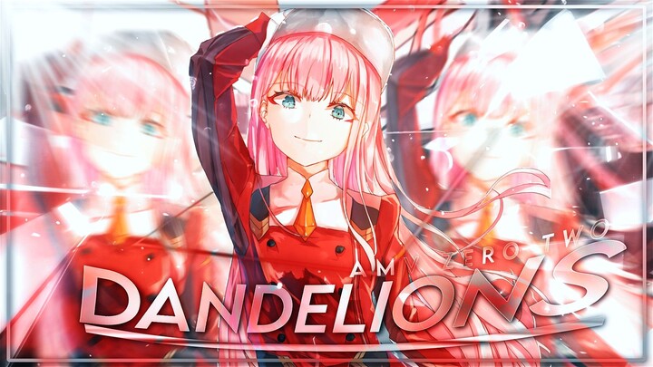 Dandelions | Amv typography | Darling In The franxx [ After Effect ]