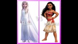 Disney Princess ELSA vs MOANA ?   Which One do you like ? #shorts