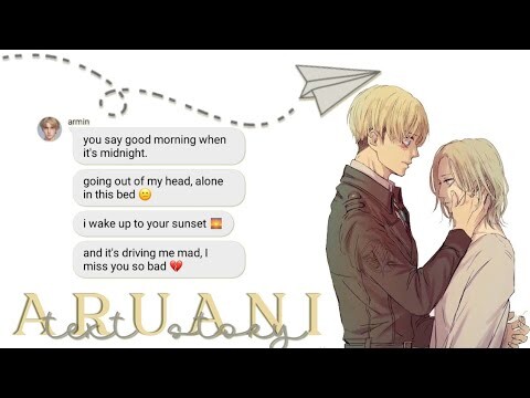 aruani in a long distance relationship | jetlagged lyric prank [aot]