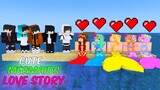 CUTE MERMAIDS LOVE STORY - CUTE AND HANDSOME MERMAIDS (Part 2) | Minecraft Animation