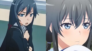 Yukino Hachiman yang pertama kali bertemu VS Yukino Hachiman setelah jatuh cinta