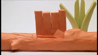 Clay animation "Mio Mao" - Mio, Mao and the beaver