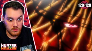 HE SURVIVED! | Hunter x Hunter Episode 128 and 129 REACTION + REVIEW