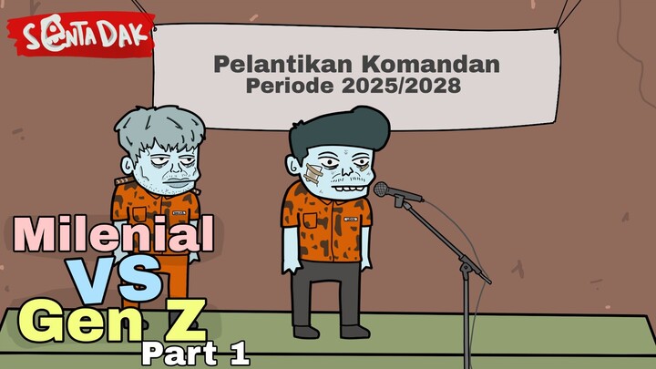 Pengangguran Milenial VS Pengangguran Gen Z Part 1 (Animasi Sentadak)