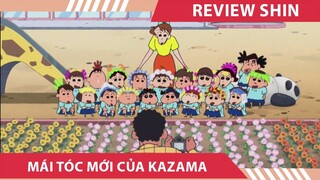 Review shin cậu bé bút chì , MÁI TÓC MỚI CỦA KAZAMA , tóm tắt shin cậu bé bút chì