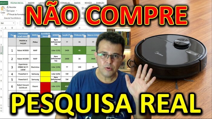 NÃO COMPRE Aspirador Robô sem ver isso! (Minha pesquisa e escolha real)