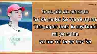 EXO - CBX ( Chen, Baekhyun, Xiumin ) - Paper Cuts [ Easy Lyrics