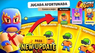 🤯🔥New Update 0.42 In Stumble Guys| News Skins,New Pass!! | Stumble Guys 😱🔥