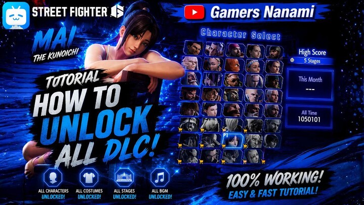RAHASIA TERBONGKAR! Cara Unlock SEMUA Karakter DLC Street Fighter 6 PC Gratis Tanpa Bayar!