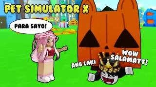 Pet Simulator X - Gift ni Crush ðŸ˜� HUGE PUMPKIN CAT ft. SheyyynPlayz | Roblox Tagalog