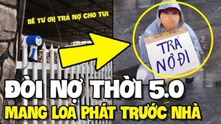 Đòi nợ văn minh thanh niên mang loa phát trước nhà con nợ  | TIN GIẢI TRÍ