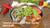 Baked Sea Food with Glass Noodle | Thai Food | ทะเลอบวุ้นเส้น