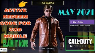 *May 2021* Call Of Duty Mobile Active Redeem Code | Redeem Code Cod Mobile Garena