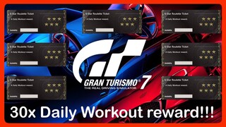 Gran Turismo 7 (PS5) - 30x Daily Workout reward opening