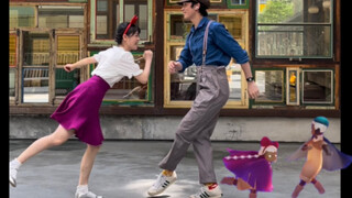 Swing Dance|Cuộc gặp gỡ nhẹ nhàng Chăm sóc người cao tuổi Người chơi Biểu diễn khiêu vũ trực tiếp Mù