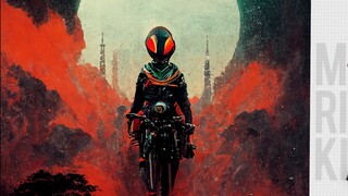 Sử dụng AI để vẽ lại Kamen Rider sẽ cho ra những bức tranh không rõ ý nghĩa.