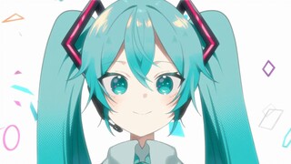 【الرسوم المتحركة للذكرى السنوية السادسة عشرة لهاتسوني ميكو】التقاط الموجة[おむたつ]