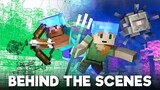 Ocean Monument: BEHIND THE SCENES - Alex and Steve Life (Minecraft Animation)