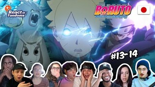 ⚡ The space-time summoning!!! Boruto 13-14 🔥 Reaction Mashup【ボルト -- 海外の反応】