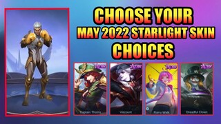 Choices for MAY 2022 STARLIGHT SKIN | Choose Your Starlight Skin May 2022 | MLBB